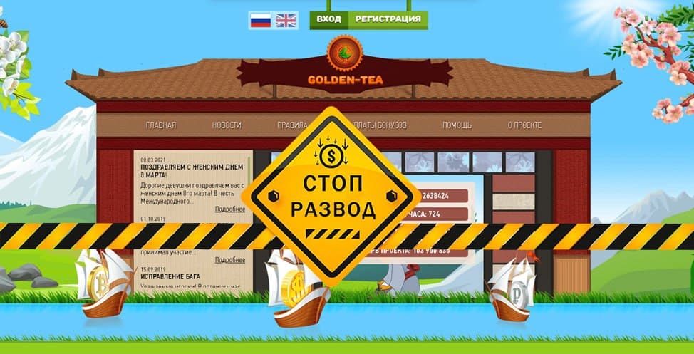 Golden Tea - разоблачение и отзывы о мошенниках